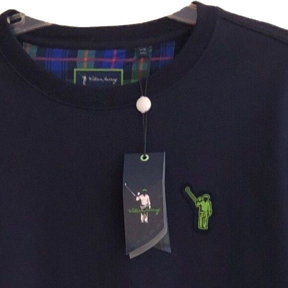 William Murray Golf Sweatshirt Mens Sz L Cotton Crewneck Pullover NEW with FLAW - Picture 3 of 16